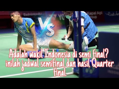 Jadwal semifinal Indonesia open 2022 dan hasil Quarter final |Indonesia open 2022|