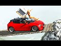 Cars vs Suspension Bridge #10 - BeamNG Drive Crashes