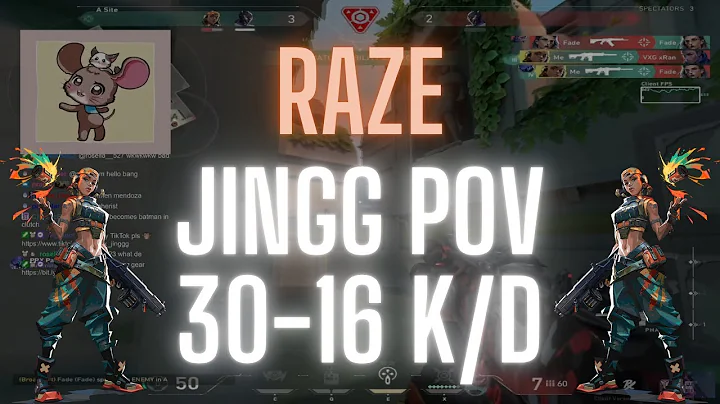PRX Jingg POV Raze on Lotus 30-16 K/D (VALORANT Pro POV)