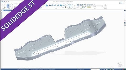 Crossbeam part 2 - SolidEdge ST 10 Training - Surfaces