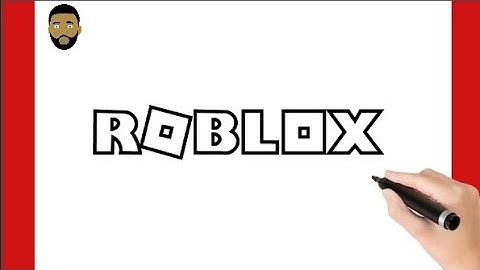 How to draw the Roblox logo - step by step