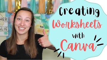 How To Easily Create Worksheets with Canva for Your Outschool Classes