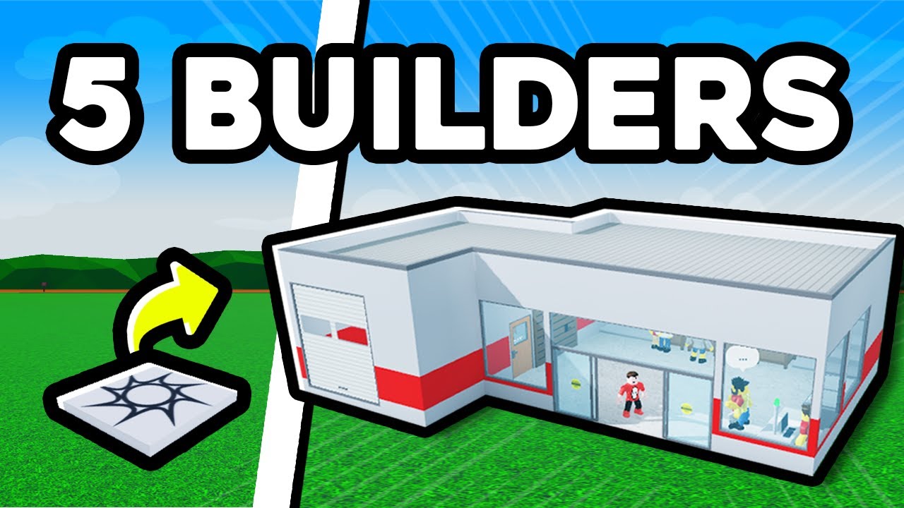Can 5 BUILDERS Make a STORE in Roblox Retail Tycoon 2? - YouTube