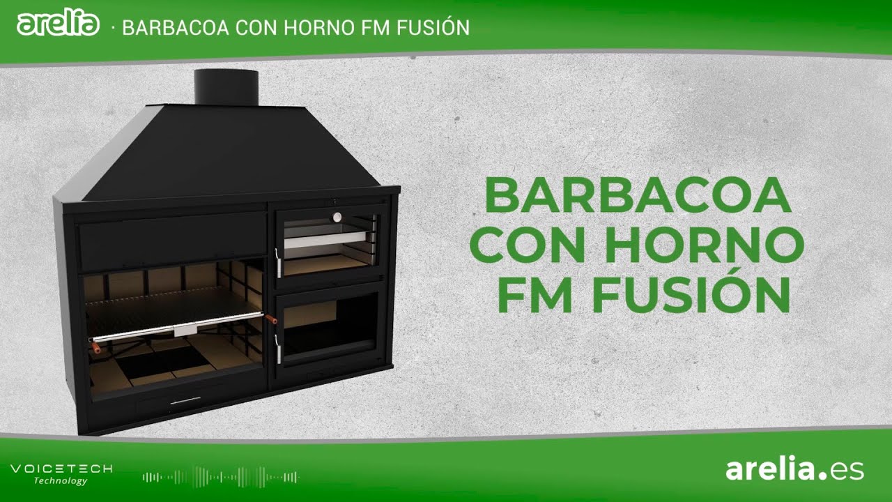 BARBACOA Y HORNO DE LEÑA Y CARBÓN FM FUSION 160