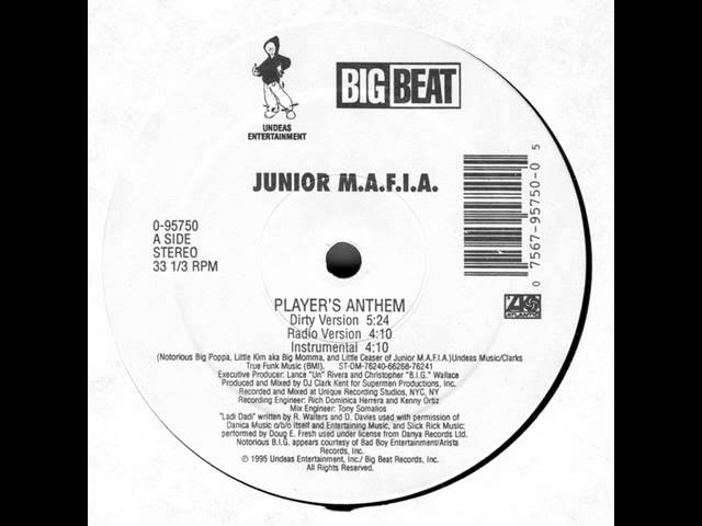Junior M.A.F.I.A ft Notorious B.I.G. - Players Anthem (Clean)