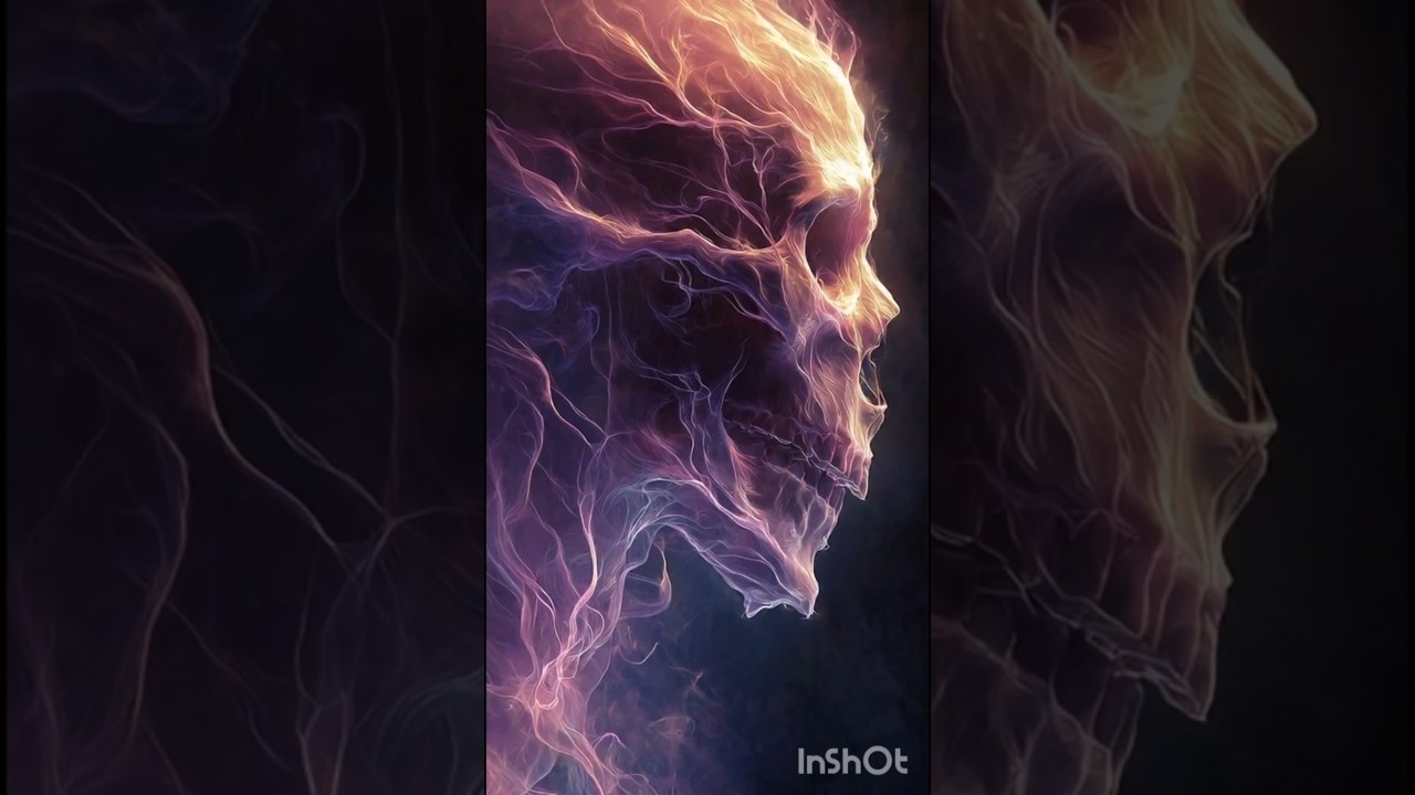 Hollow graphic projection, spirit spectrum.