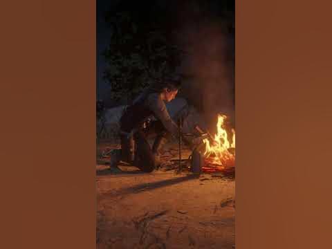 RDR2 campfire cooking ASMR with John PT. 1 - YouTube