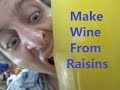 How to make raisin wine