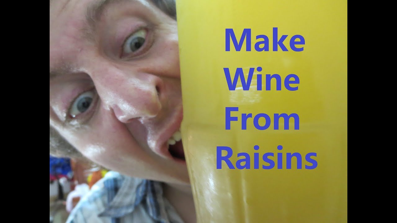 How to make raisin wine - YouTube