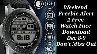 FREEBIE ALERT Galaxy Watch/Gear S3 Digital Watch Faces Down Now! screenshot 4