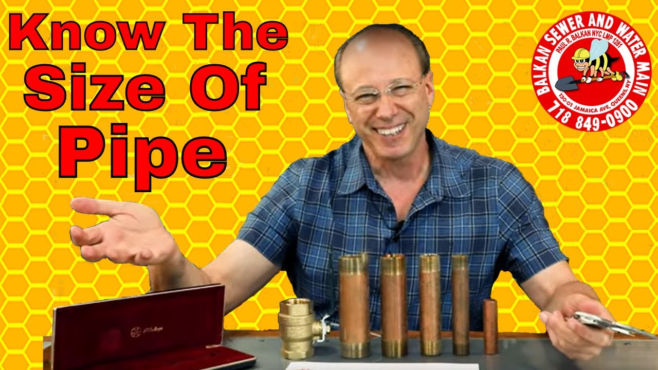Measuring Size Of Pipe Pipe Sizing Chart YouTube