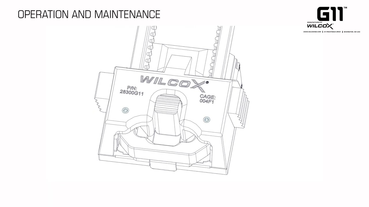 THE WILCOX G11 NVG Mount | OPERATOR'S MANUAL