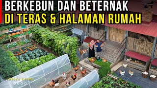 HOW FUN! A HAPPY COUPLE LIVES FROM A GARDEN AND LIVESTOCK IN FRONT OF THEIR HOUSE | SLOW LIVING I...