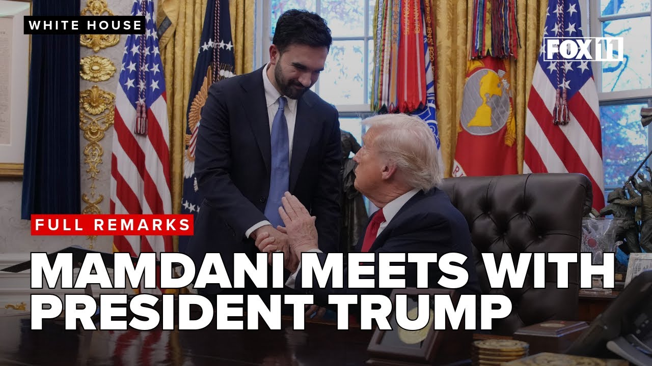 New York City Mayor-elect Zohran Mamdani meets with President Trump at ...