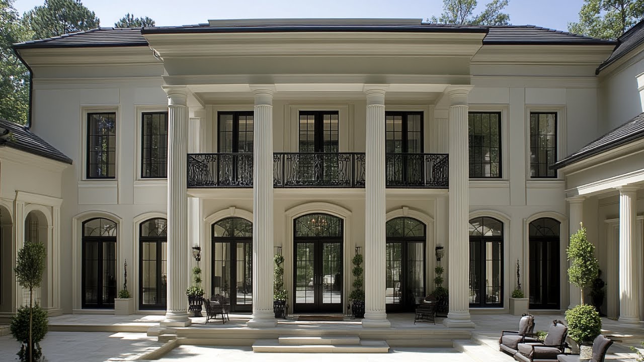 LUXURIOUS ROMAN STYLE ARCHITECTURE.