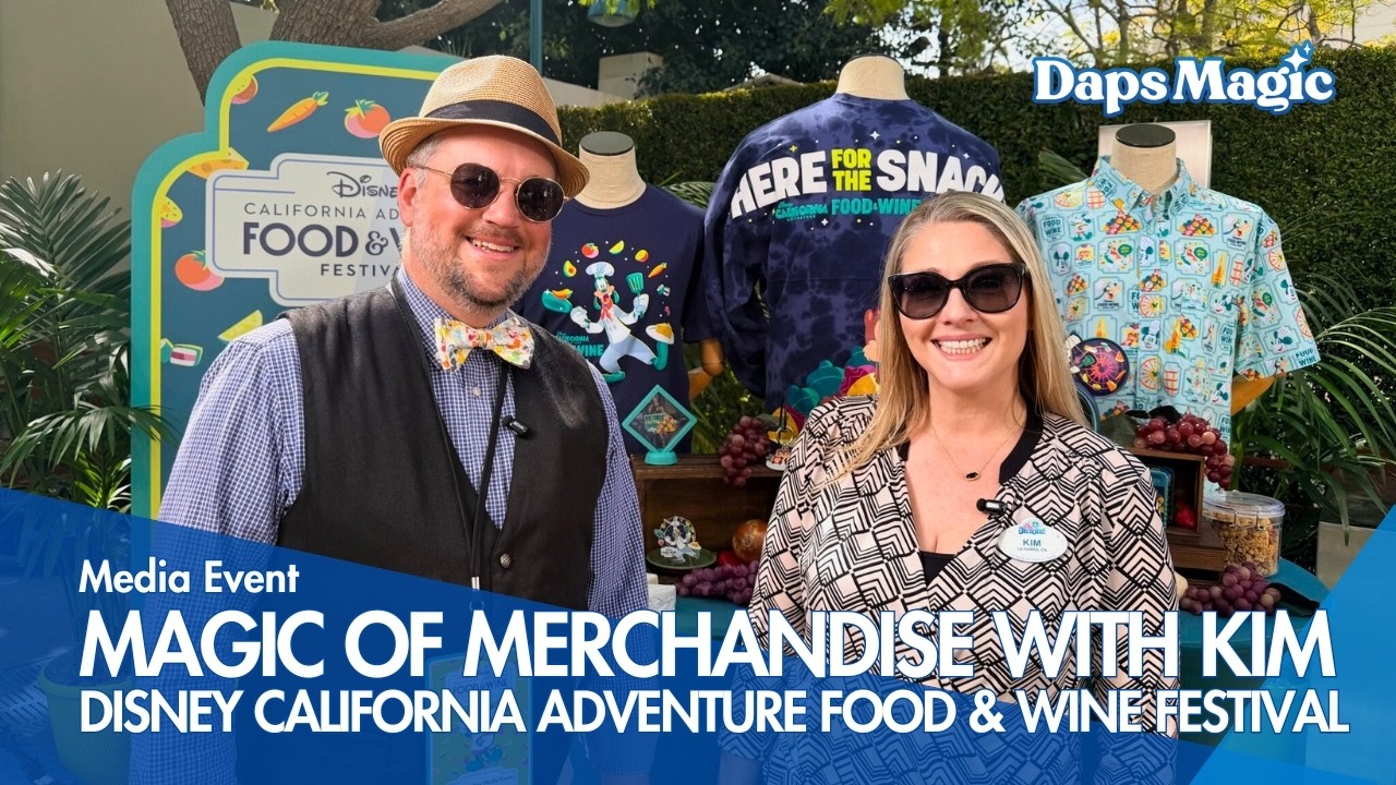 Magic of Merchandise of Disney California Adventure Food & Wine Festival | Mr. Daps Interviews Kim