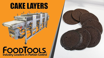 Horizontal Layer Cake Cutting Machine - Horizontal Slabbing Products - FoodTools
