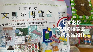 【haul】最近の紙もの購入品♡しずおか文具の博覧会に行ってきました✏️サンリオも少し【ASMR】【紙もの・紙モノ】