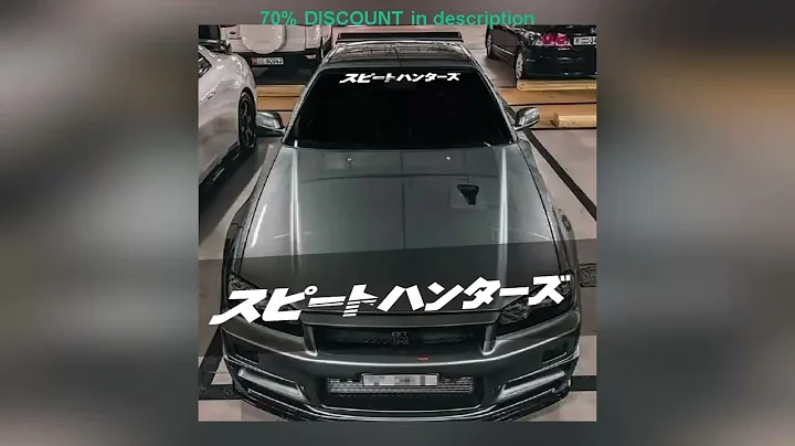 A must-have product! Speed Hunters JDM Car Stickers - Vinyl Decals for Street Racing, Waterproof A