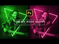 Neon light effect photoshop   photoshop tutorial neon effect   asmaqamar