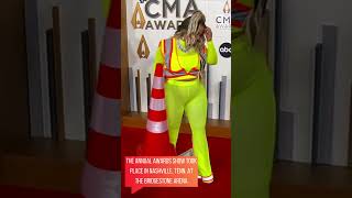 Priscilla Block at 2023 CMA Awards Red Carpet