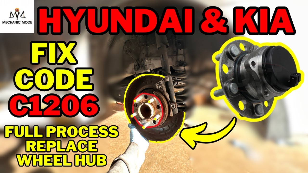 Fix Code C1206 Hyundai & Kia Wheel Hub Replacement (Easy Job