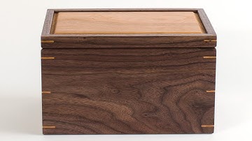Large Keepsake Memory Box – Personalized – Walnut and Cherry - Mad Tree Woodcrafts
