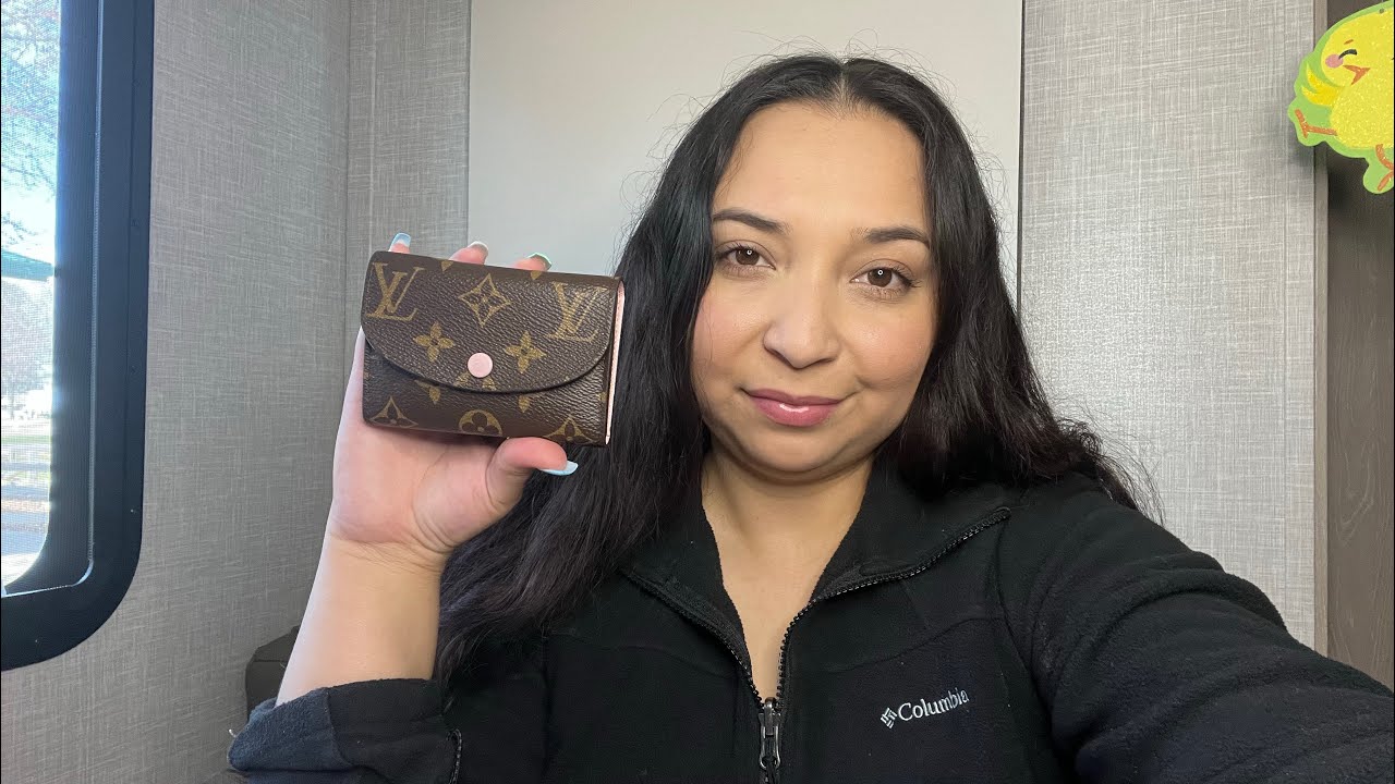 LOUIS VUITTON ROSALIE COIN PURSE; in-depth review and sharing what fits  inside