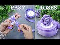 DIY Satin Ribbon Rose flowers | How to make ribbon rose | Ribbon decoration ideas | Ribbon hacks