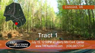 Absolute Auction: 203 Acres in Concord VA