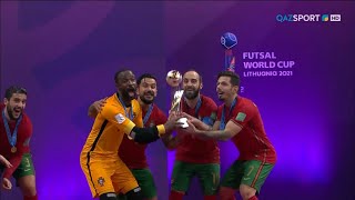 Награждение победителя, призёров и лучших игроков чемпионата мира по футзалу-2021