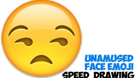 Quick Draw: Unamused Emoji or Eye Roll Emoji