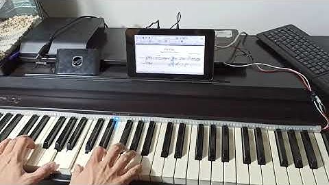 Piano Tutor on a RaspBerry Pi 4b