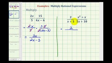 Ex 2:  Multiply Rational Expressions
