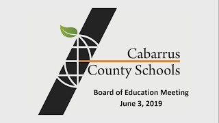 Board of Education Work Session June 3, 2019 Part 2