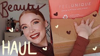 HUGE BEAUTY HAUL | Feel Unique, The Ordinary & more | Bethan Lloyd