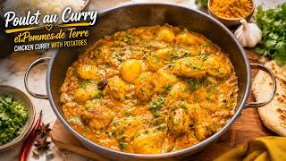 Curry De Poulet & Pommes de Terre Prêt En Moins De 30 Minutes, Le Repas De Semaine Parfait et Rapide