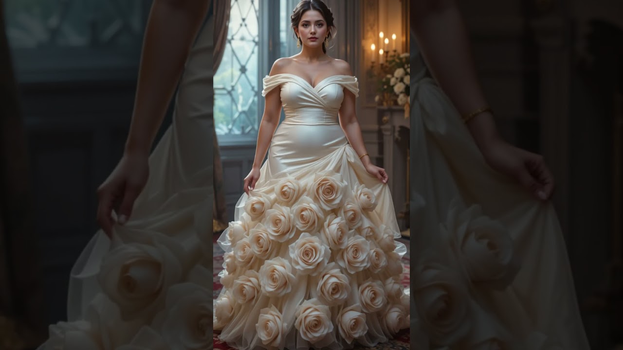 Royal Elegance Wedding Dresses 👑 6 Couture Ball Gowns for Brides 45+ & Plus Size 