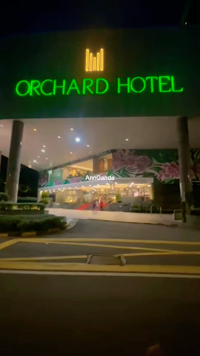 Orchard Hotel at Night #ytshorts #staycation
