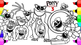 Poppy Playtime Chapter 3 New Coloring Pages / How to Color ALL NEW BOSSES / NCS MUSIC