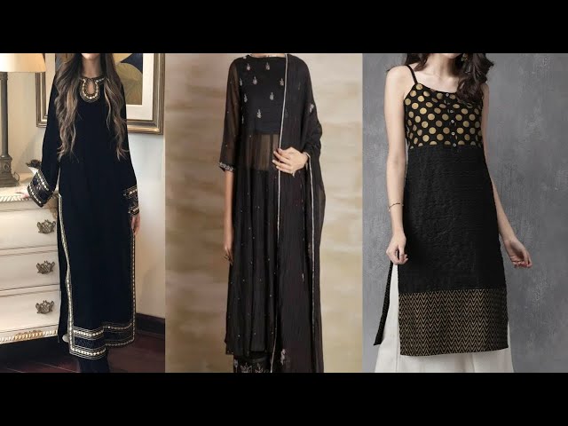 Buy Black Kurtis & Tunics for Women by QAZMI Online | Ajio.com