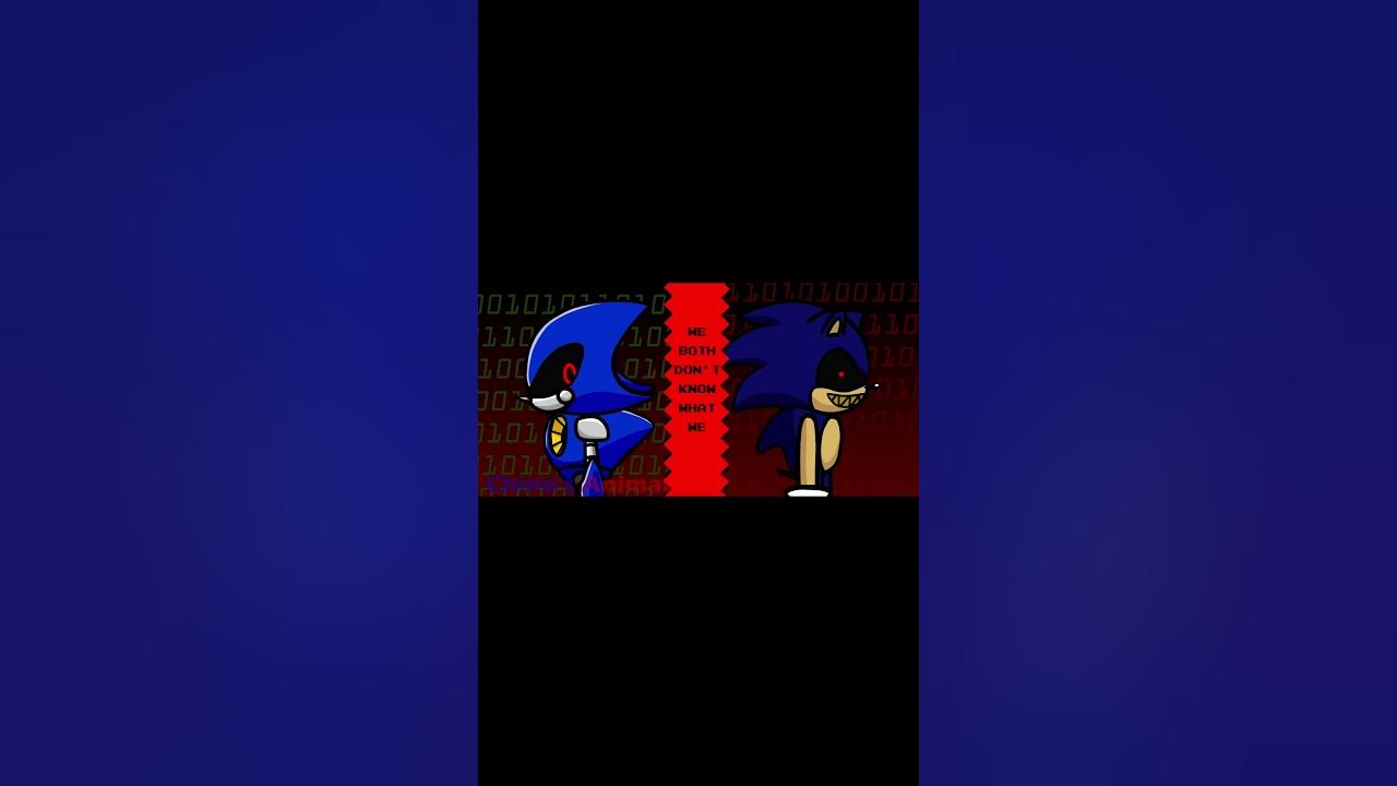 Sonic Exe & Metal Sonic "I can't fix you" Animation #sonic #sonicexe #sonicexethedisaster