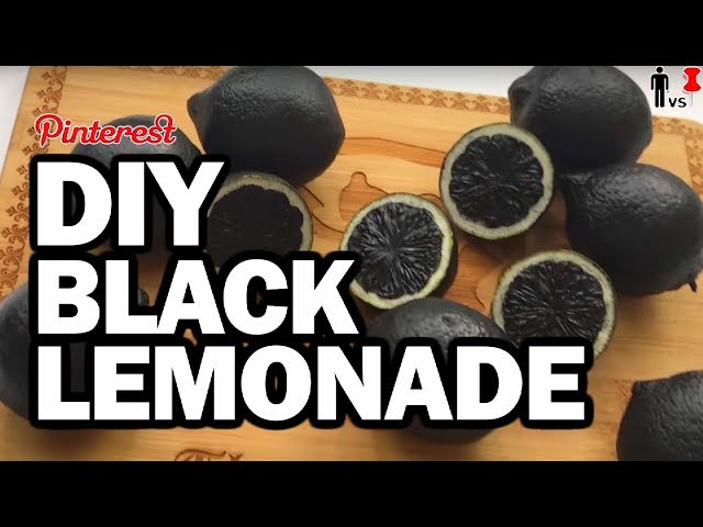 DIY Black Lemonade - Dont Try This At Home!!! Man Vs Pin