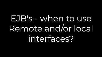 Java :EJB