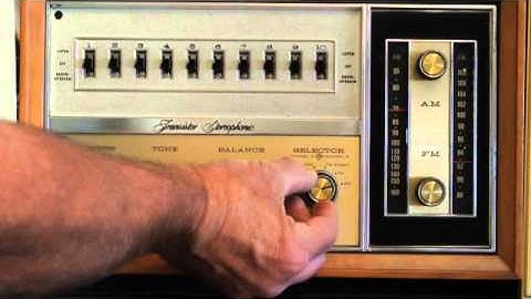 A quick look at a NuTone Model 2071 Stereo Music Intercom Master Station