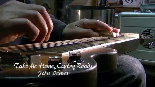 Take Me Home, Country Roads -Lap Steel Guitar- chords