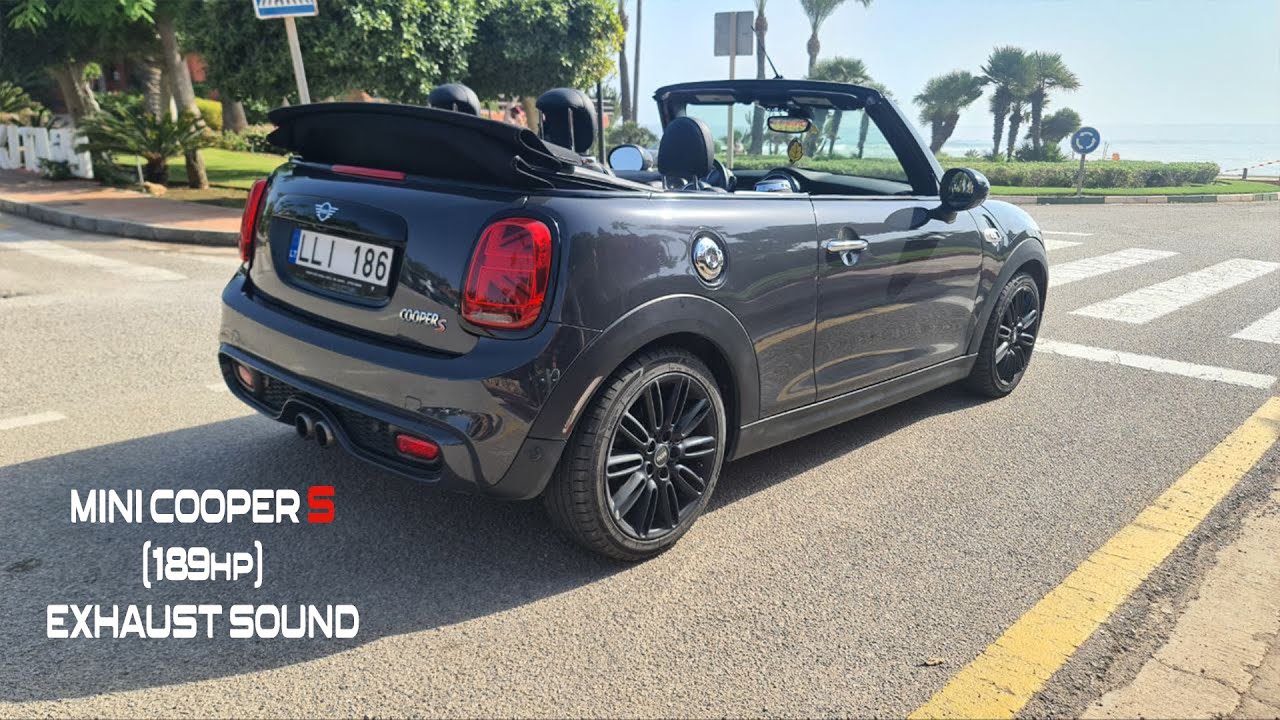 Mini Cooper S (189hp) Exhaust Sound - YouTube