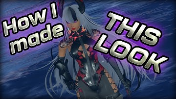 How I Made my "Demonica Rouge" Signature Look || Skulls Salon Method || PSO2 NGS