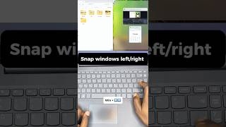 Snap Windows Left or Right 🔥 #shorts #splitscreen #computertricks #windowstips #reedtech