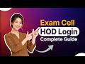 HOD Login | Faculty Assignment & Student Performance System | Exam Cell Software